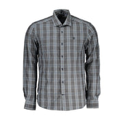 Grigio Cotton Men Shirt