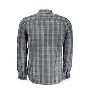 Grigio Cotton Men Shirt