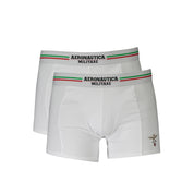 White Cotton Men Boxer