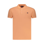Pink Cotton Men Polo Shirt