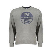 Grigio Cotton Men Sweatshirt