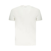 White Cotton Men T-Shirt