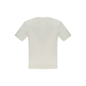 White Cotton Men T-Shirt