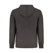 Black Cotton Men Sweater