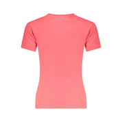 Pink Cotton Women T-Shirt