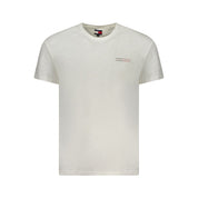 White Cotton Men T-Shirt