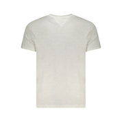White Cotton Men T-Shirt