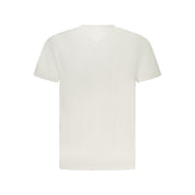 White Cotton Men T-Shirt