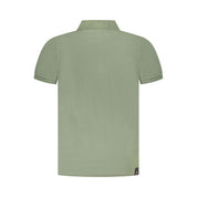 Green Cotton Polo Shirt
