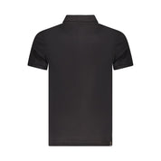 Black Cotton Polo Shirt