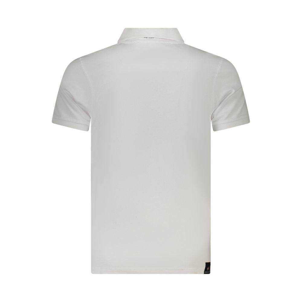 White Cotton Polo Shirt
