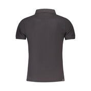 Black Cotton Polo Shirt