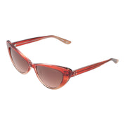 Burgundy Plastic Sunglasses