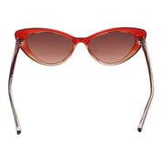 Burgundy Plastic Sunglasses