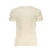 Beige Cotton Tops & T-Shirt