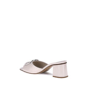 Beige Calf Leather Bos Taurus Sandals