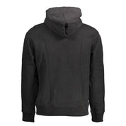 Black Cotton Men Sweater