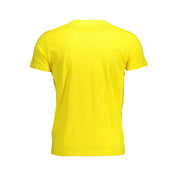 Yellow Cotton Mens T-Shirt