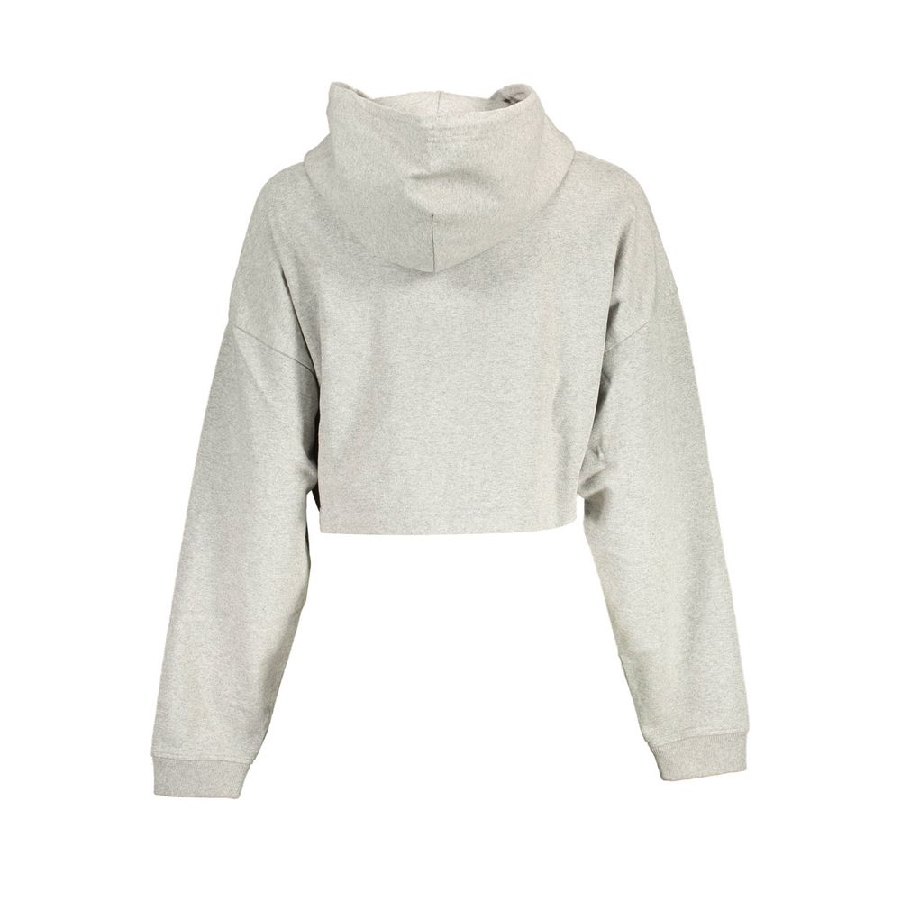 Grigio Cotton Women Sweatshirt