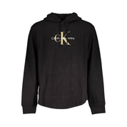 Black Cotton Men Sweater