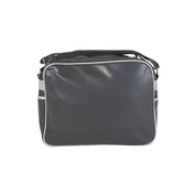 Gray Synthetic Handbag
