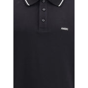 Black Cotton Polo T-Shirt