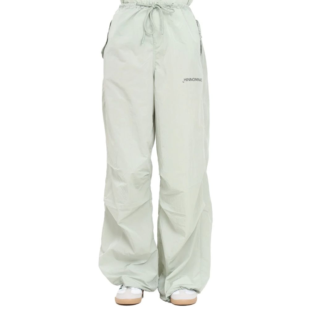 Green Nylon Women Trouser