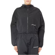 Black Nylon Jackets & Coat