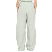 Green Nylon Women Trouser