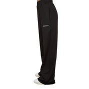 Black Polyester Jeans & Pant