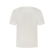 White Cotton Men T-Shirt