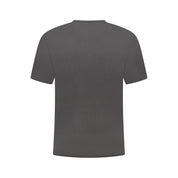 Black Cotton Men T-Shirt