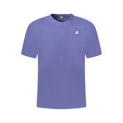 Blue Cotton Men T-Shirt