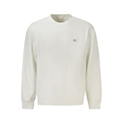 White Cotton Men Sweater