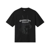 Black Cotton Women T-Shirt