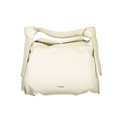 Beige Polyester Handbag