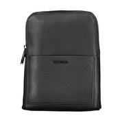 Black Polyester Shoulder Bag