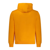 Orange Cotton Men Sweater