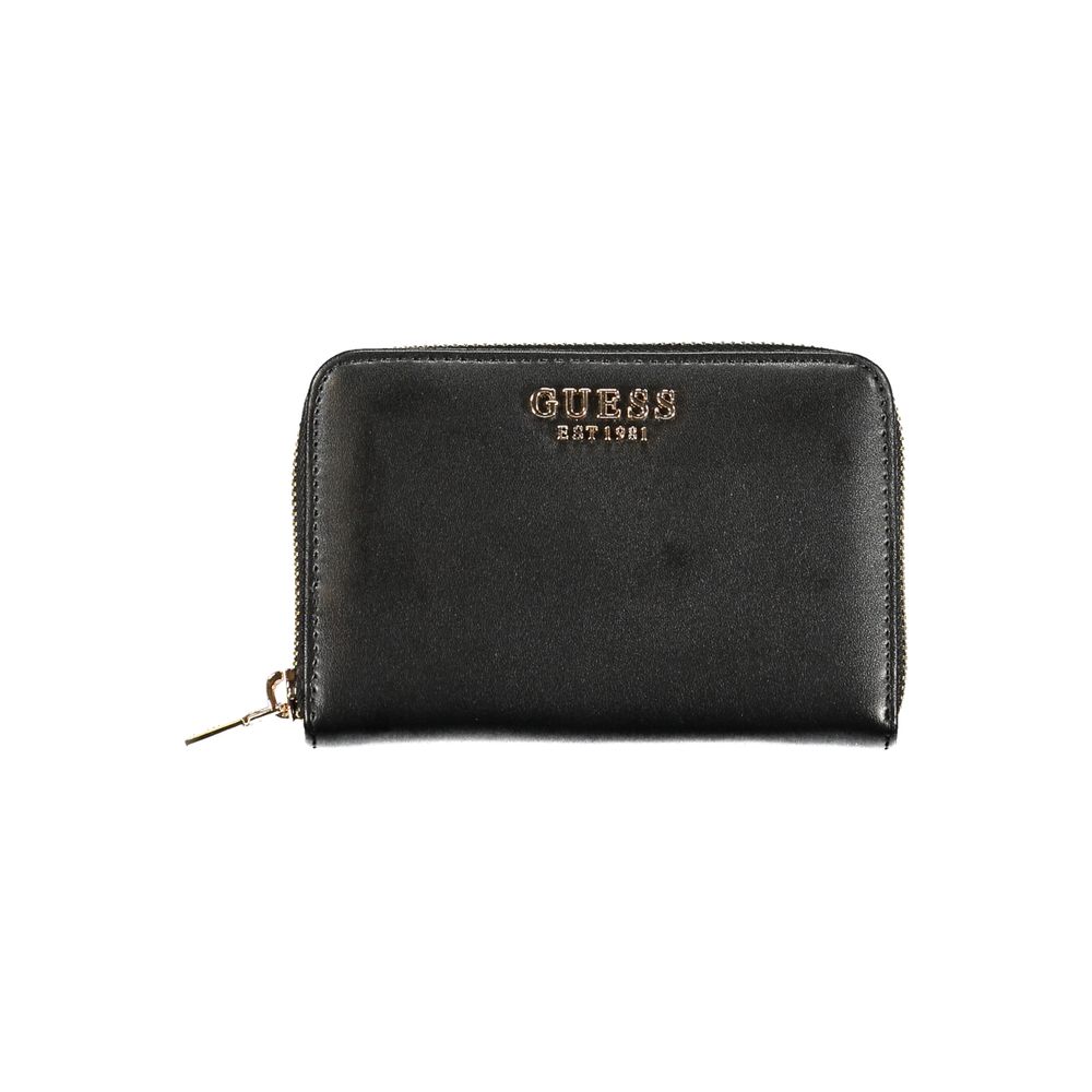 Nero Poliuretano Women Wallet