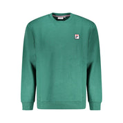 Green Cotton Men Sweater