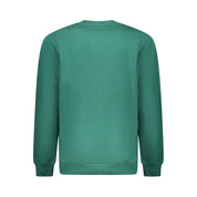 Green Cotton Men Sweater