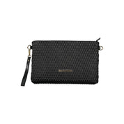 "Nero Poliuretano Women Handbag"