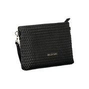 "Nero Poliuretano Women Handbag"