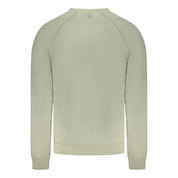 Green Cotton Men Sweater