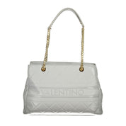 Grigio Polyurethane Women Handbag