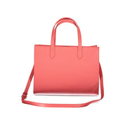 Pink Polyethylene Handbag