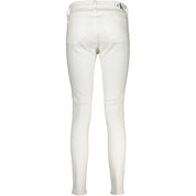 White Cotton Jeans & Pant