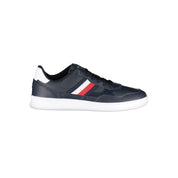 Blue Polyester Sneaker