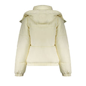 Beige Polyester Jackets & Coat