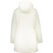 White Polyester Jackets & Coat